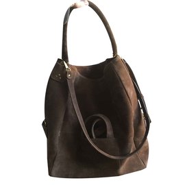 Jerome Dreyfuss Gaspard Leather Handbag Caramel Caramel
