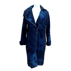 Kenzo Abrigo denim vintage Azul