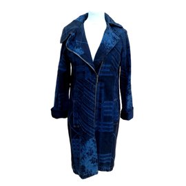 Kenzo-Cappotto vintage denim-Blu