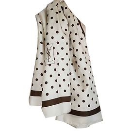Yves Saint Laurent Scarves Eggshell