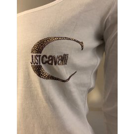 Just Cavalli-Top-Bianco