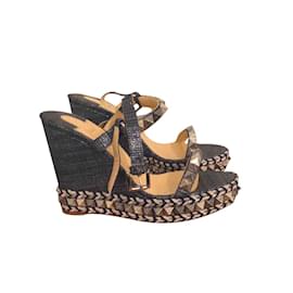 Christian Louboutin-Sandals-Blue