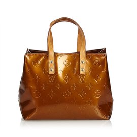 Louis Vuitton-Vernis Reade PM-Marrom,Bronze