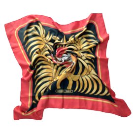 Hermès-Tigre royal-Noir,Rouge