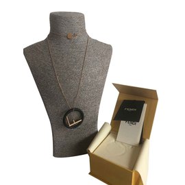 Fendi-Necklaces-Golden