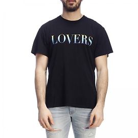 Camiseta Amiri preta de algodão Preto