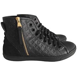 Louis Vuitton Punchy Sneaker-Stiefel Schwarz