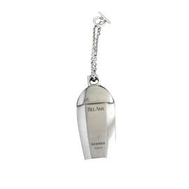 Hermès-Silver keychain-Silvery