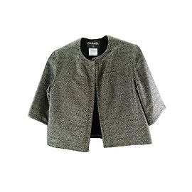 Chanel Jaqueta Cinza