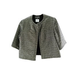 Chanel-Jacket-Grey