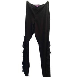 Ralph Lauren-Pantalons, leggings-Noir