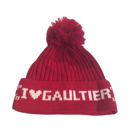 Jean Paul Gaultier-SUPER CUTE JEAN PAUL GAUTIER HAT CAP-White,Red