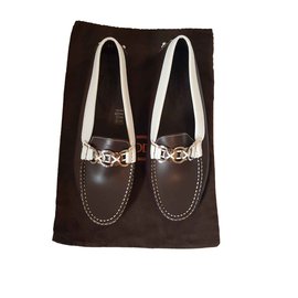 Tod's-Flats-White,Dark brown