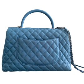 Chanel-Bolsa de Chanel Rabat-Azul
