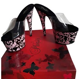 Autre Marque Mules Escarpins Flc Rose Rose