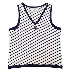 Courreges Débardeur Courrèges Blanc Violet