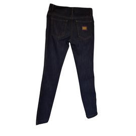 Dolce & Gabbana-Pants, leggings-Dark blue
