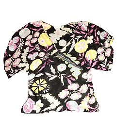 Top Christian Lacroix Schwarz Pink Gelb