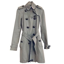 Burberry Prorsum Trench Burberry Grigio