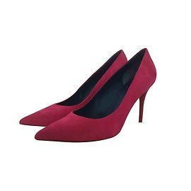 Céline suede high heel Fuschia