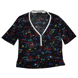 Camicetta Krizia in seta multicolore Multicolore