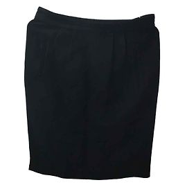 Falda Balenciaga negra de viscosa Negro