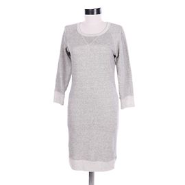 Robe grise J.Crew en coton et polyester XXS Gris