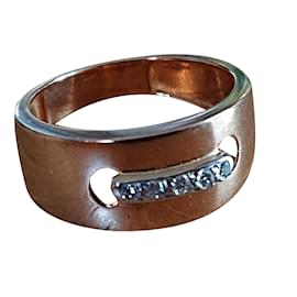 Autre Marque-Ring aus Roségold und Diamanten-Golden