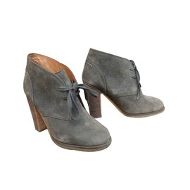 Bottines See by Chloé Gris Daim de Cerf Gris