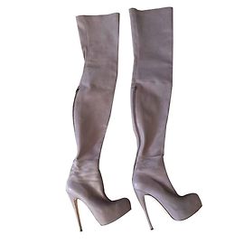 Brian Atwood Boots Grey Purple