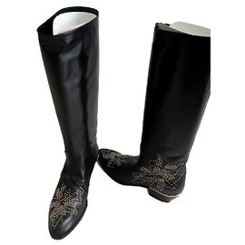 Chloé Botas Chloe Black Susanna EU 38.5 Negro