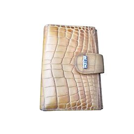 Pretty Longchamp reed wallet Beige Caramel