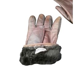 Hermès-Stunning vintage Hermès gloves-Dark brown
