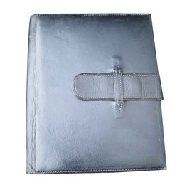 Hermès-Vintage Hermès wallet document holder-Black