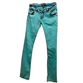 Dsquared2 jeans de lavagem ácida Azul Turquesa