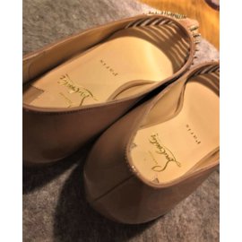 Christian Louboutin-Christian Louboutin Nude Bareta flats EU38-Beige