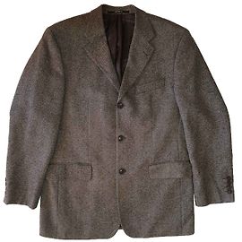 Blazer Grigio Yves Saint Laurent Uomo Grigio