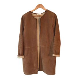 Bash Beige Wool Coat Beige