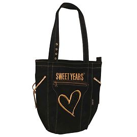 Autre Marque Borsa Sweet Years Nera in Cotone Nero