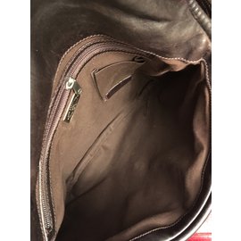 Bally-Leather bag Val. 800 Eur-Dark brown
