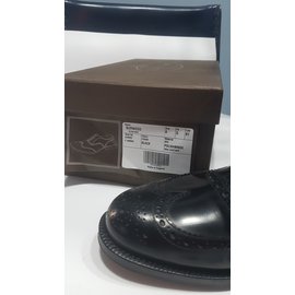 Church's-church's  8 BURWOOD BLACK LEATHER-Black