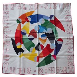 Hermès NWT Hermes 70cm Palio di Siena Multicor