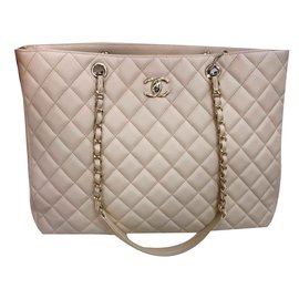 Chanel-Chanel classic shopping bag-Beige