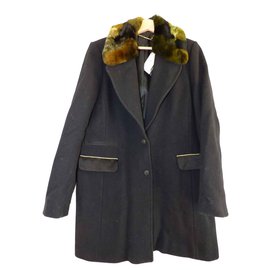 One step Coats, Outerwear Black Khaki