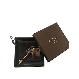 Superb Keychain Berluti model "Key" new condition! Silvery