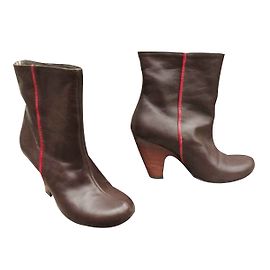 Karine Arabian Ankle Boots Brown Leather Brown