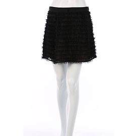 Gonna nera By Malene Birger in cotone e viscosa Taglia S Nero