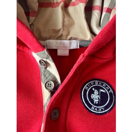 Burberry-Veste une pièce-Rouge