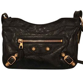 Balenciaga de couro Preto