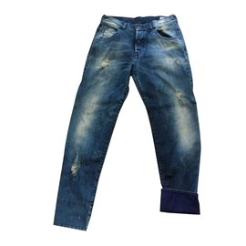 Diesel-Pantalones-Azul oscuro